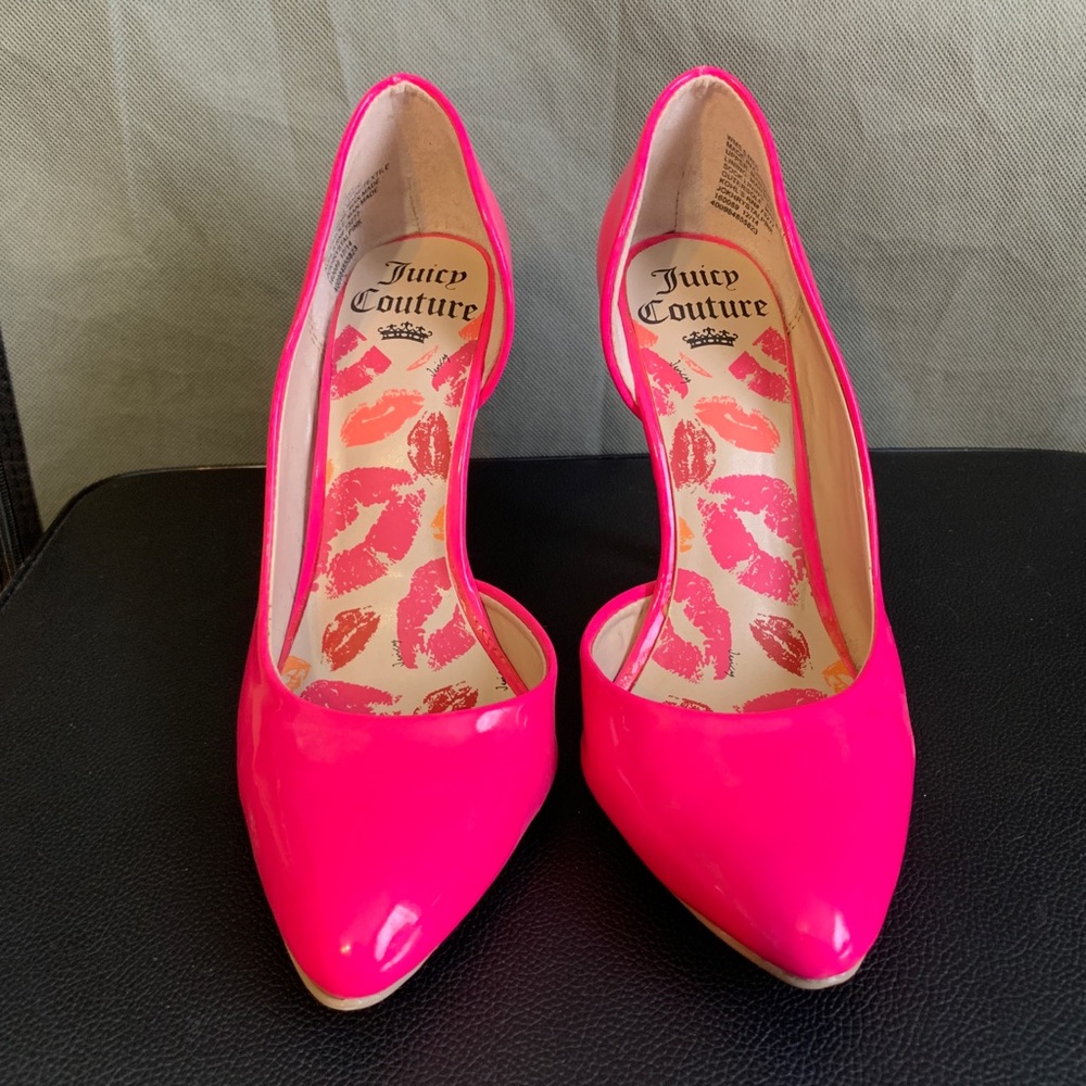 Juicy Couture Hot Pink Heels - Picture 2 of 4